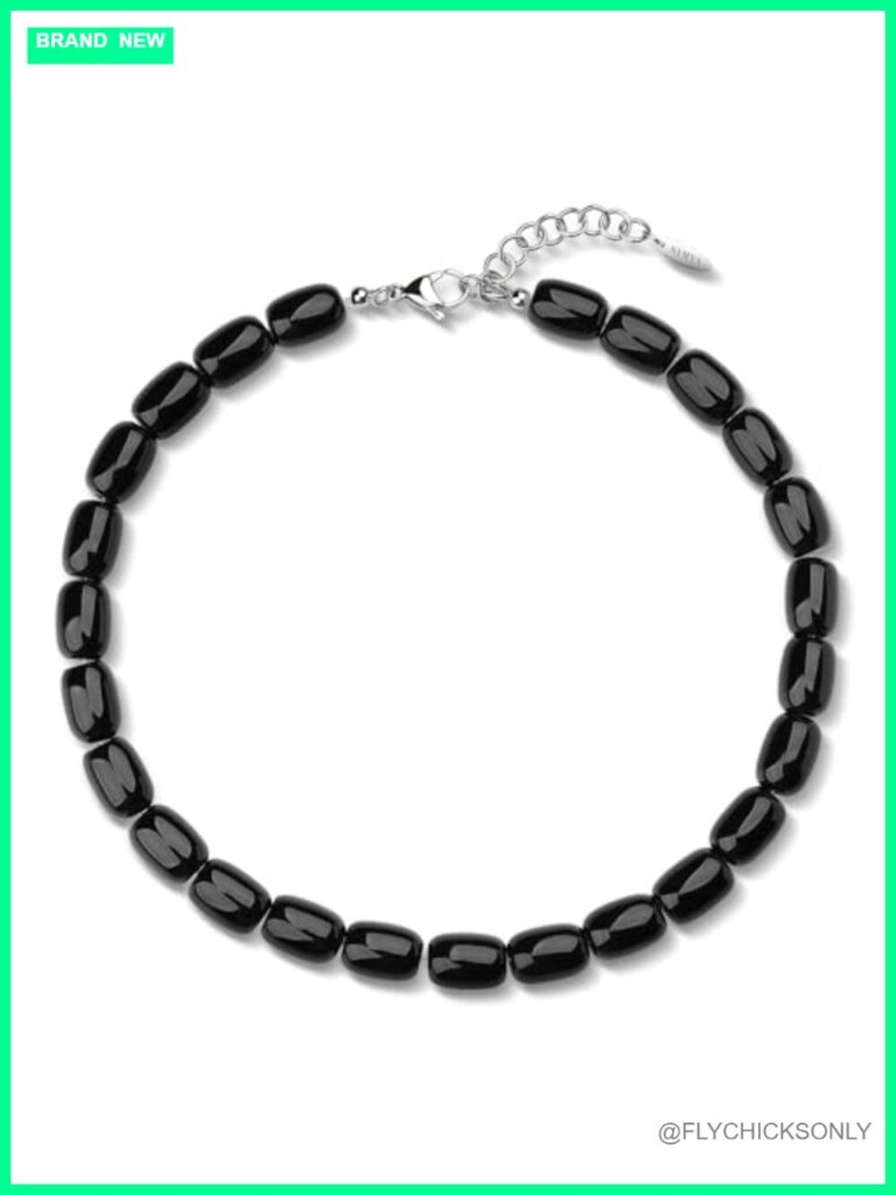 14x10mm Barrel Agate Beaded Necklace Chunky Choker Layering Jewelry